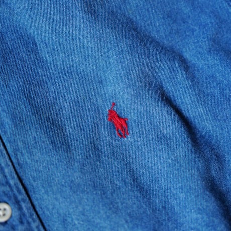 ［L］POLO COUNTRY Denim SHIRTS _80-90s vintage