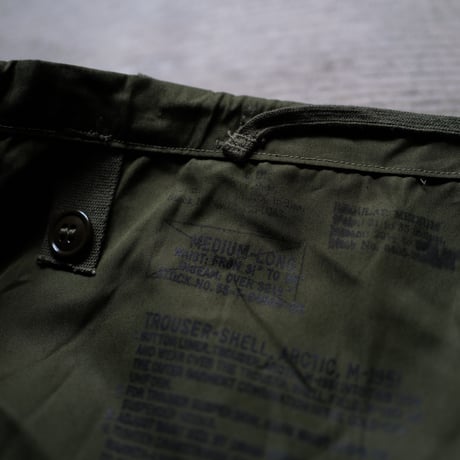 ［M-Regular］ USARMY M-51 Arctic Shell Trousers_deadstock
