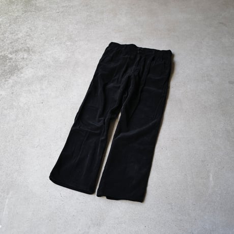 [W35 L29] Super Black_VINTAGE POLO CORDS 2tuck Pants_no.4