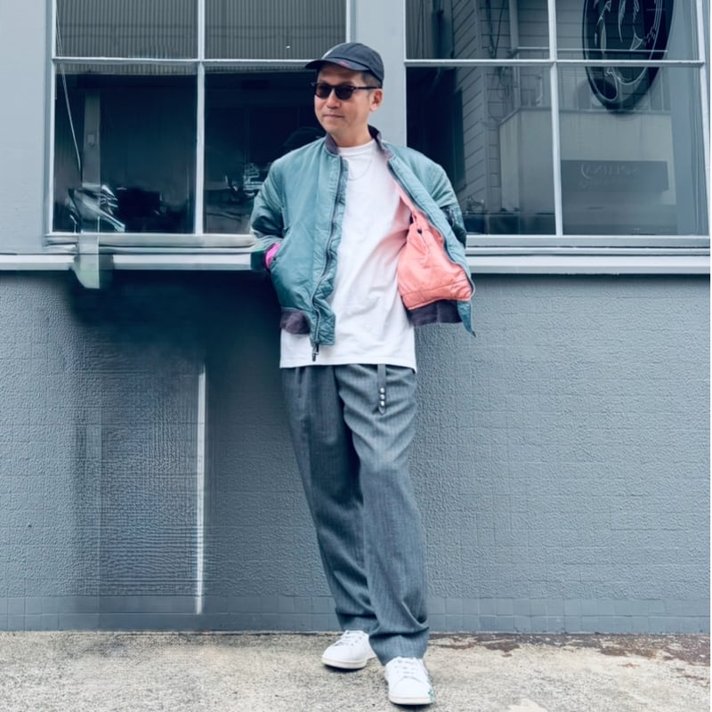 パンツ anytee Officer Pants Flannel Stripe M anytee classics] Officer Pants_Flannel Stripe
