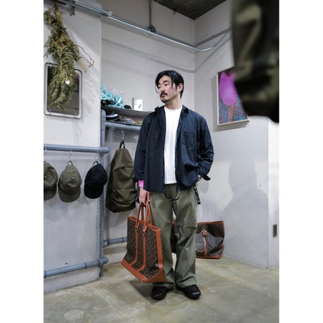 [anytee classics] Dip Dyed Pocket Long Tee