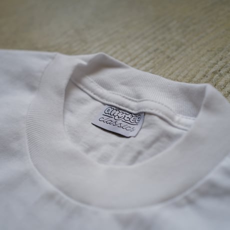 [anytee classics] Handmade Single Stitch Tee_White