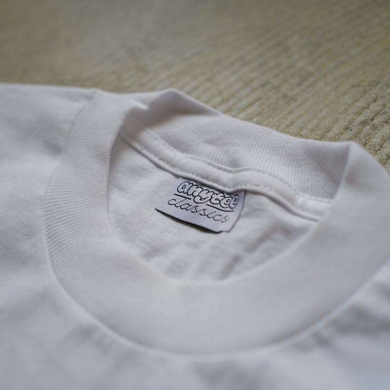 anytee classics] Handmade Single Stitch Tee_Wh