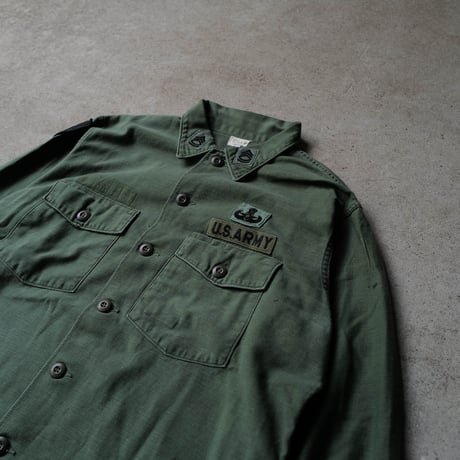 ［17 (1/2)］USARMY Olive Green Shirts_Cotton 100_no.16