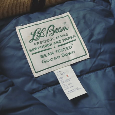 ［M / fit like XL］LLBEAN goose down parka_deadstock