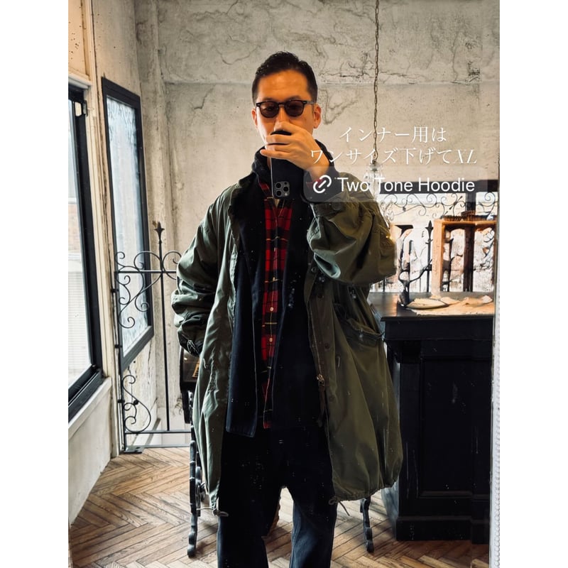 anytee classics] Two Tone Hoodie | anytee