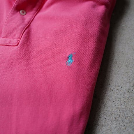 ［XL］POLO SHIRT_MADE IN USA_80-90s vintage