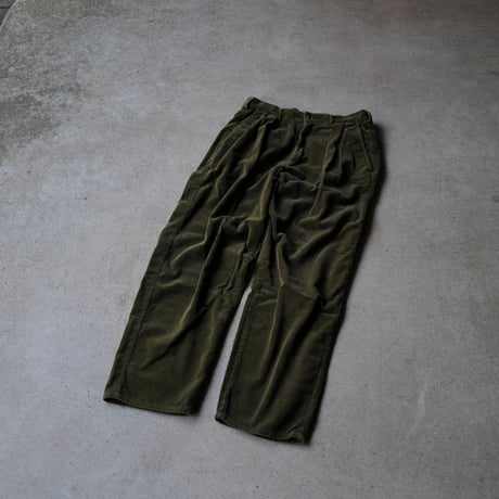 [W33 L30] VINTAGE POLO CORDUROY 2tuck PANTS_no.3