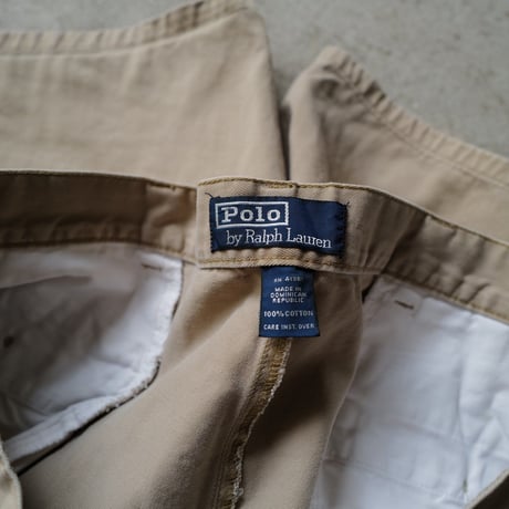 [W38] POLO CHINO SHORTS 2tuck_90s vintage