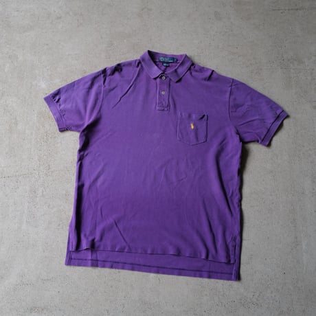 ［L］POLO SHIRT_MADE IN Bolivia_90s vintage_no.31