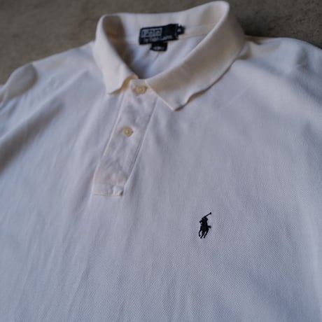 ［XL］POLO SHIRT_MADE IN USA_80-90s vintage_no.17