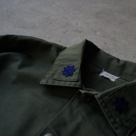 ［16 1/2 XL fit］USAIRFORCE Olive Green "BIG" Shirt_no.00
