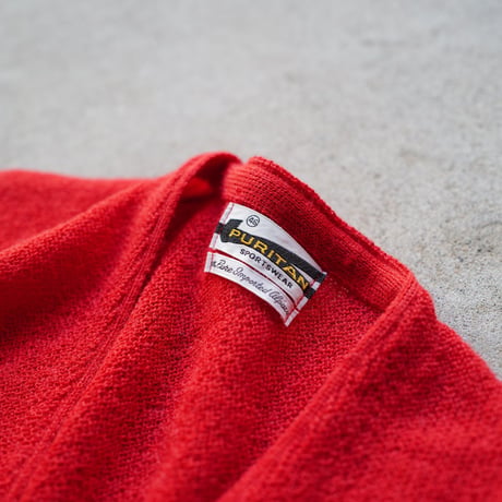 ［XL］Alpaca Cardigan_1960's_deadstock