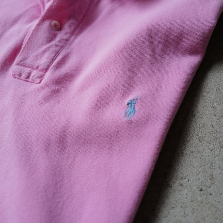 ［L］POLO SHIRT_MADE IN USA_80-90s vintage