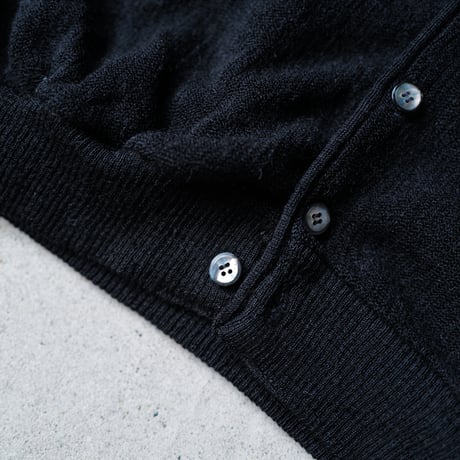 ［XL］Vintage Alpaca Cardigan_Black_deadstock