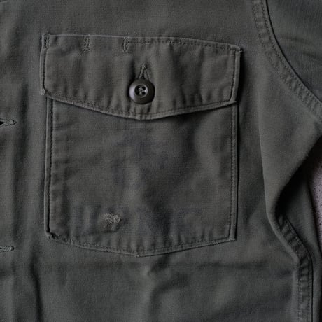［L (15 1/2)］USAMC Olive Green Shirts_Cotton100_no.4