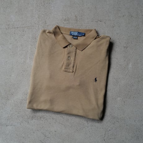［XL］POLO SHIRT_MADE IN USA_80-90s vintage_no.33