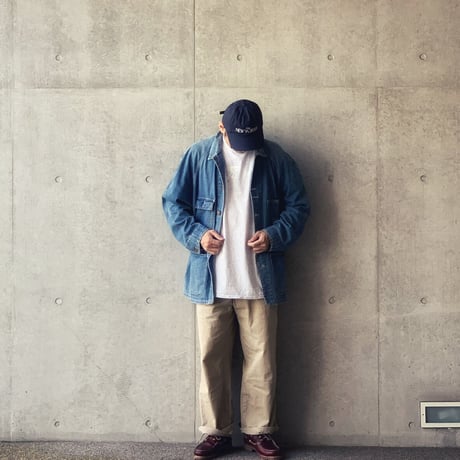 ［XL］POLO COUNTRY Denim Coverall _80s vintage