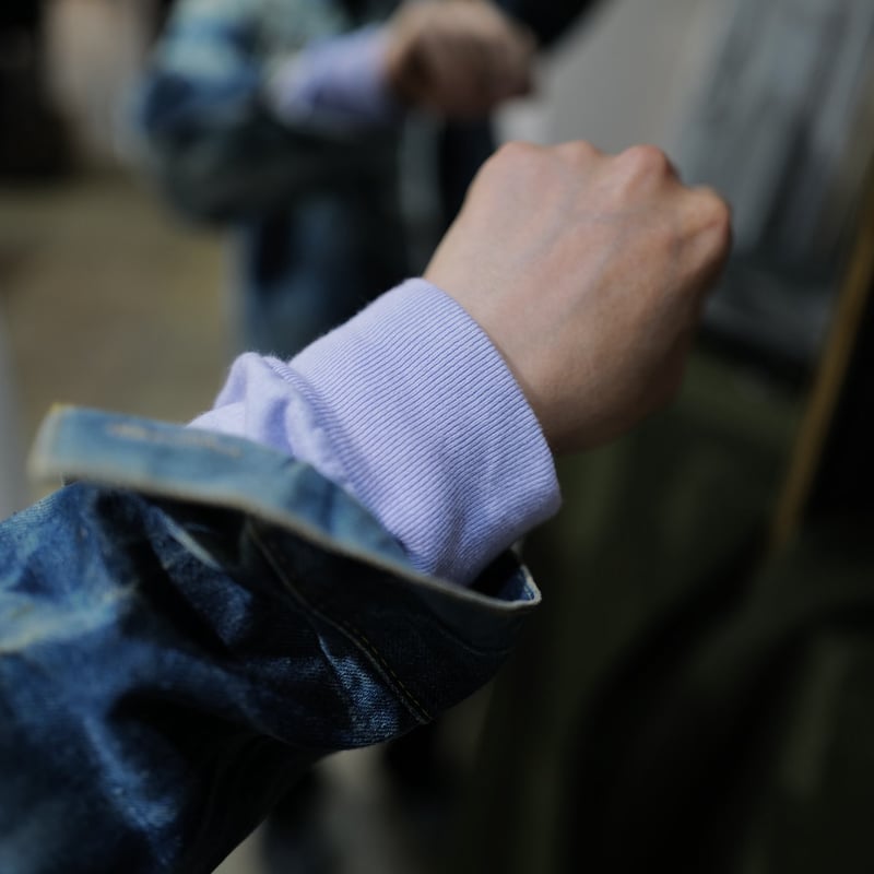 トップス anytee classics Lavender Dyed Long Tee anytee classics] Lavender Dyed Long Tee | anytee