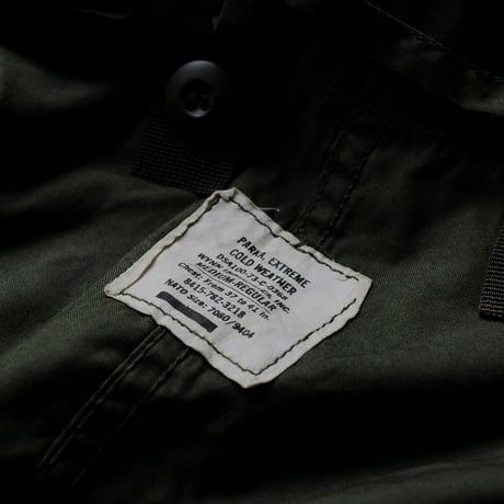 ［M］m65 parka_mini tag model_deadstock_no.103
