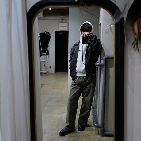 6月末お届け予定分_［Free Size］Fragments of Vintage Leather_Zip-up Jacket