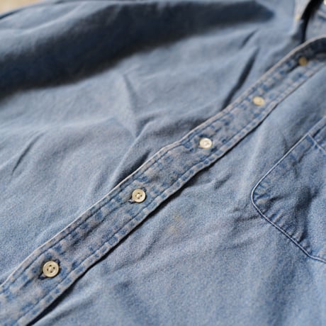 ［XL］BIG SHIRT by Ralph Lauren_denim_90s vintage_no.2