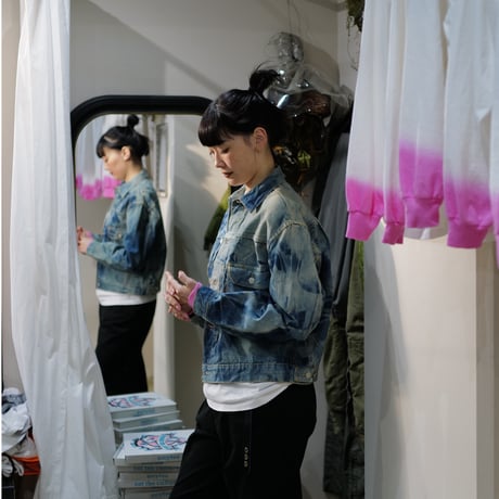 [anytee classics] Pink Dyed Long Tee