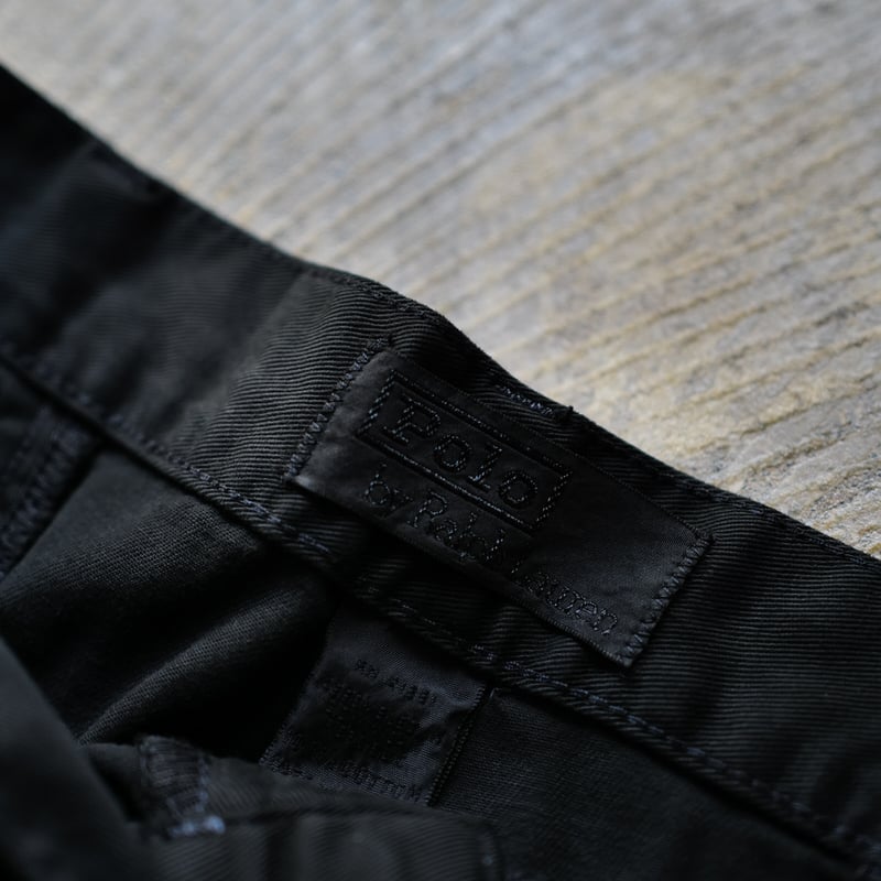W36］Super Black_BIG CHINO SHORTS by Polo Ralph