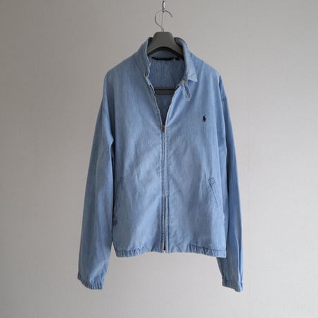 ［L］Old POLO_80s vintage_chambray jacket