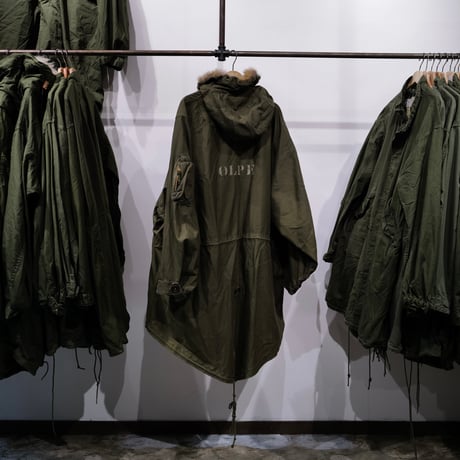 ［L］m48 parka with stencil