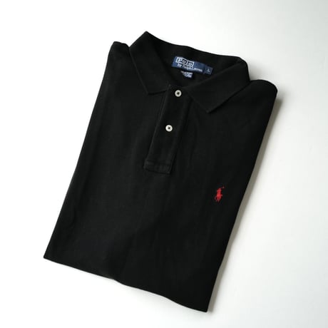 ［L］POLO SHIRT_MADE IN USA_80-90s vintage