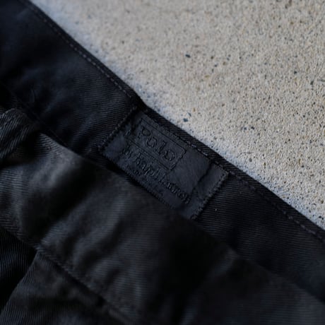 [W34 L30] Super Black_VINTAGE POLO Gurkha 2tuck Pants_no.13