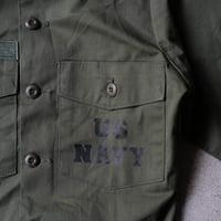 ［13( 1/2)］US NAVY Olive Green Shirts_no.25