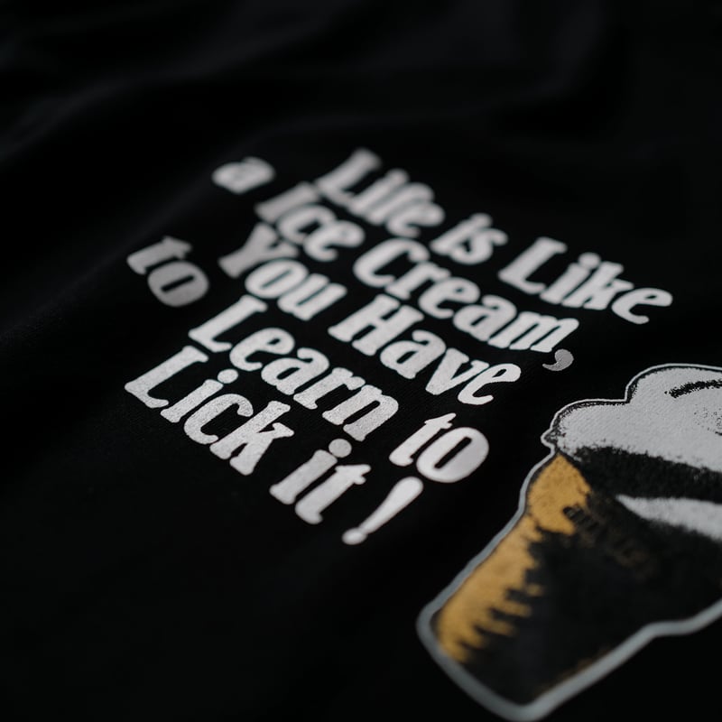 anytee classics] Ice Cream Tee_Black body | an