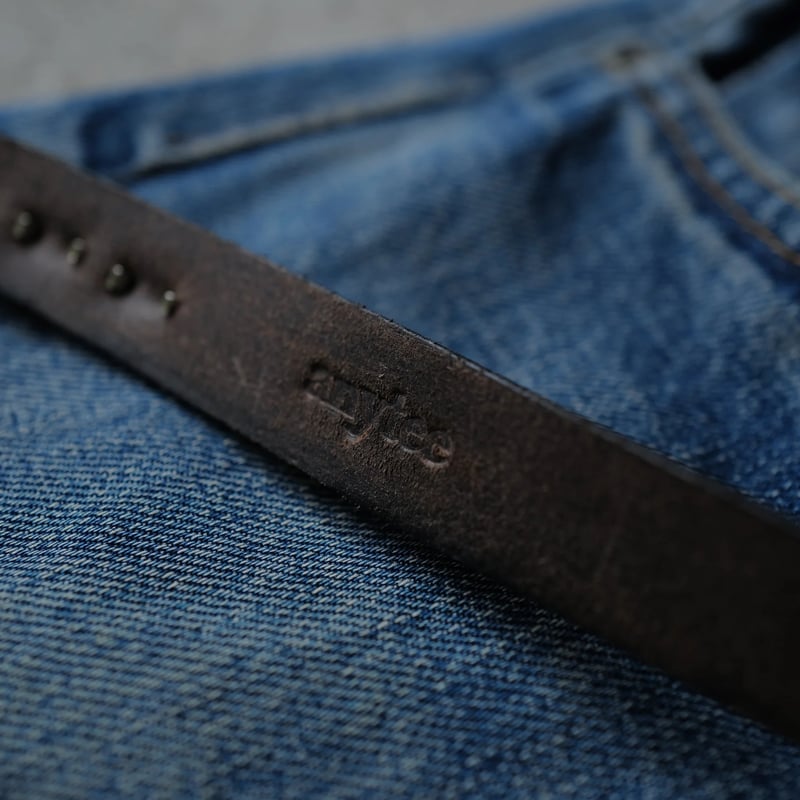 Narrow Long Belt_Black Black | anytee Narrow Long Belt_Black Black | anytee