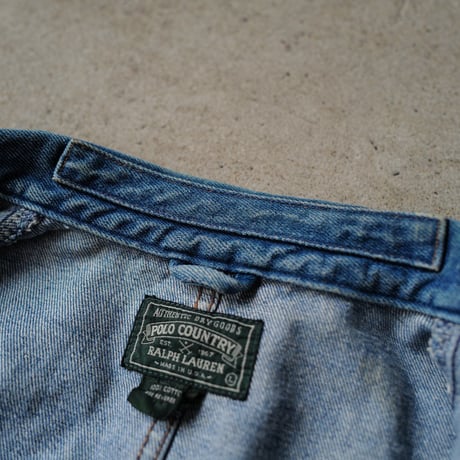 ［L］POLO COUNTRY Denim Jaket_80-90s vintage
