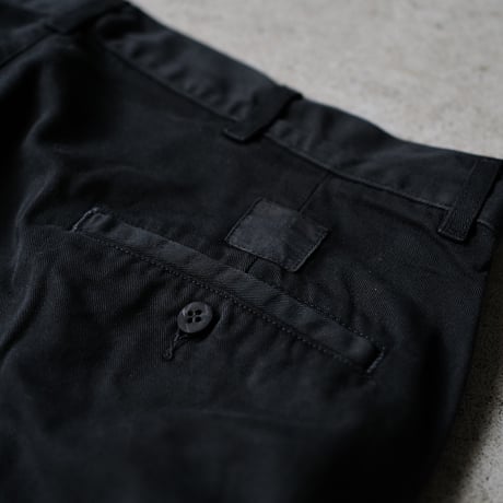 [W37 L33] Super Black_VINTAGE POLO CHINO 2tuck Pants_no.2
