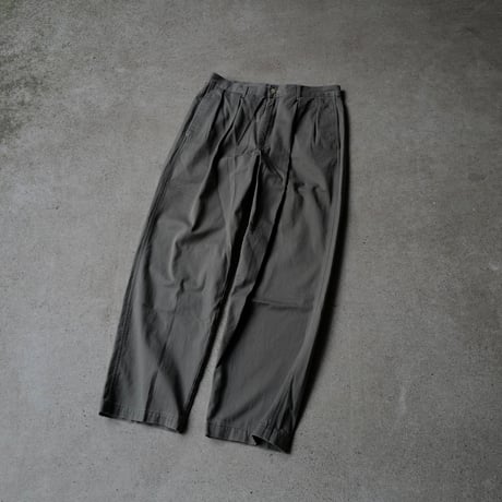 ［W34 L30］VINTAGE POLO CHINO 2tuck PANTS_Military Olive_no.4
