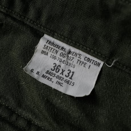［34×30］USARMY OG-107 Trousers_no.26