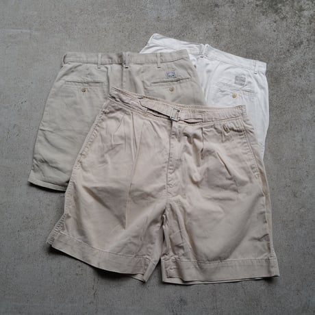 [W36] POLO CHINO SHORTS 2tuck_80-90s vintage_no.1