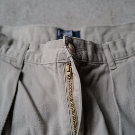 [W33] POLO CHINO SHORTS 2tuck_70-80s vintage_no.6