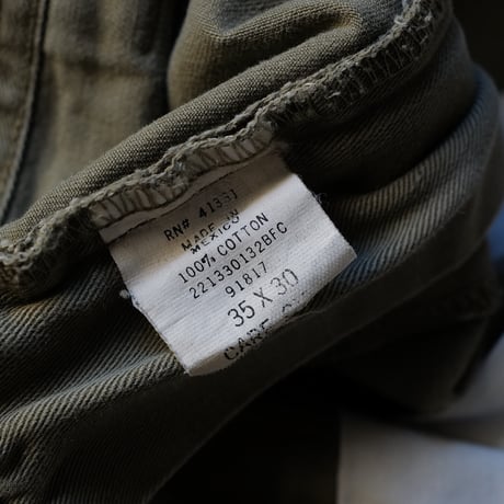 [W37 L30] VINTAGE POLO Jungle Fatigue Pants_Military Color_no.3