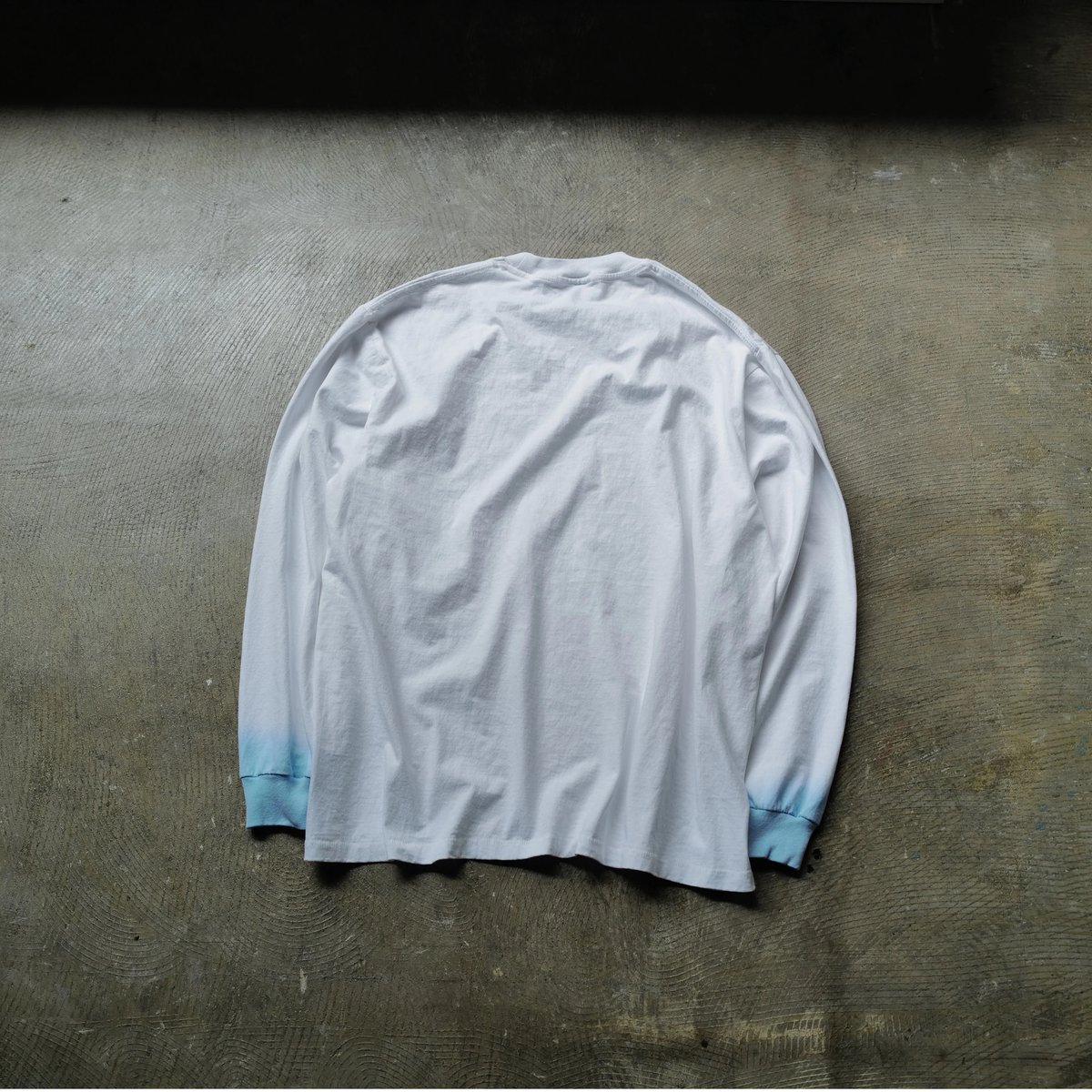 anytee classics] Light Blue Dyed Long Tee | an