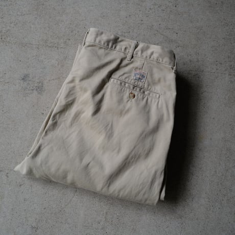 [W38 L30] POLO CHINO 2tuck_MADE IN USA_80-90s vintage_no.6