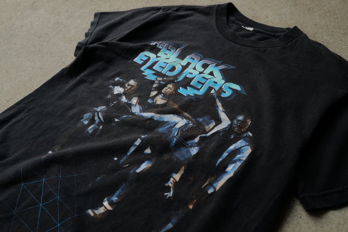 USA製　The Black Eyed Peas Tシャツ　M 古着 00's USA製 BLACK EYED PEAS ブラックアイドピーズ 全米
