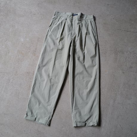 [W34 L30] POLO CHINO 2tuck_MADE IN USA_80-90s vintage_no.1