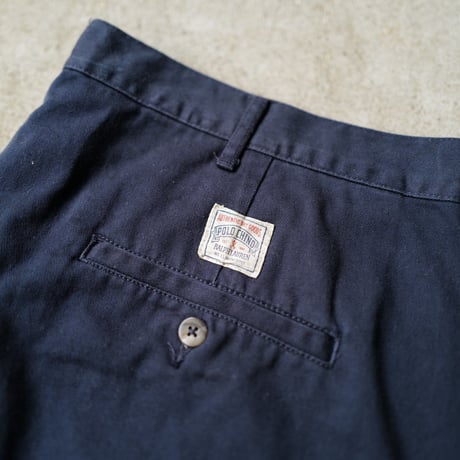 [W40] POLO CHINO SHORTS 2tuck_made in Malaysia_90s vintage_no.2