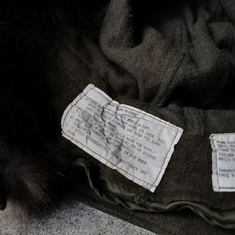 ［Free size］m51_first model_coyote fur hood_deadstock_no.4