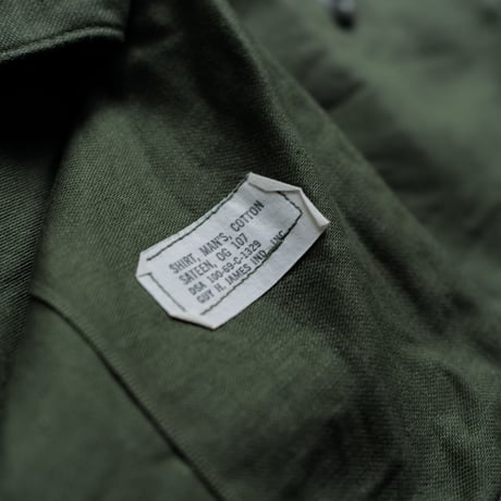 ［16 ( 1/2) / XL fit］U.S.NAVY Olive Green Shirts_Cotton100_deadstock_no.39