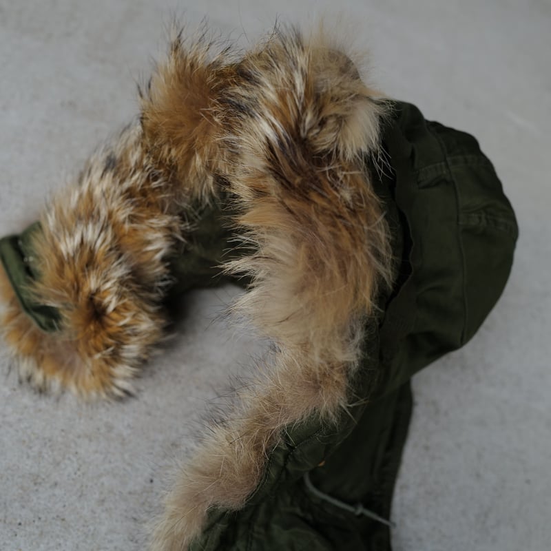 オンライン専用［Free size］m51_hood_real coyote fur | an